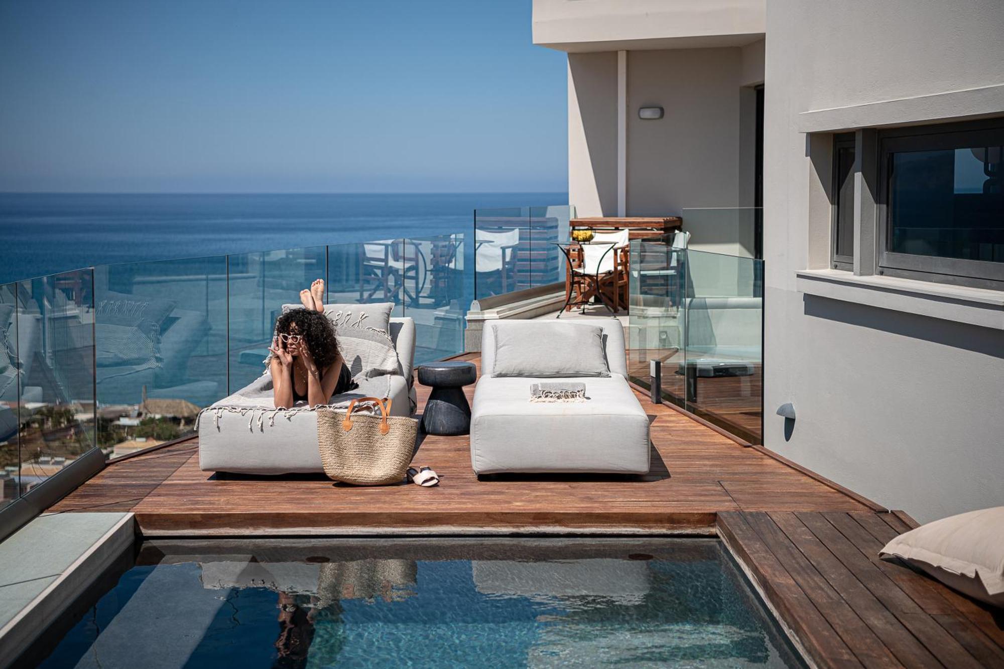 Alectrona Living Crete, Rocsea Luxury Apartment Platanias  Ngoại thất bức ảnh